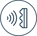 acoustic insulation icon
