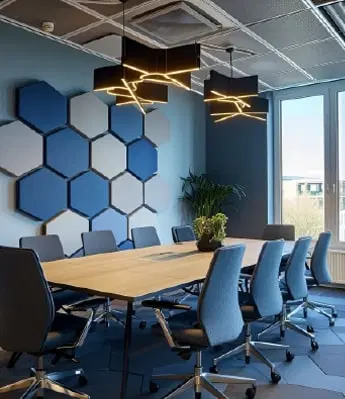 acoustic meeting room wall