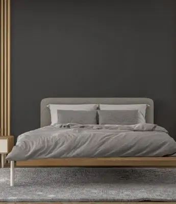 dark soundproof bedroom