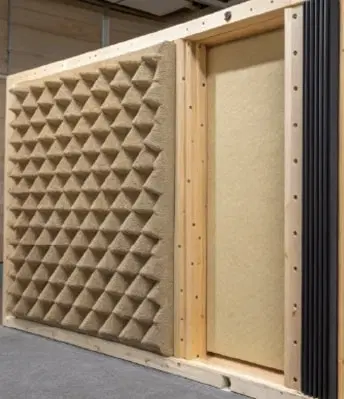 wood acoustic insulation wall